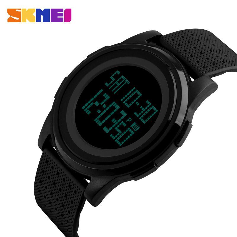 Jam Tangan Digital Pria - DG1206 - EMWS52BK Black - SKMEI