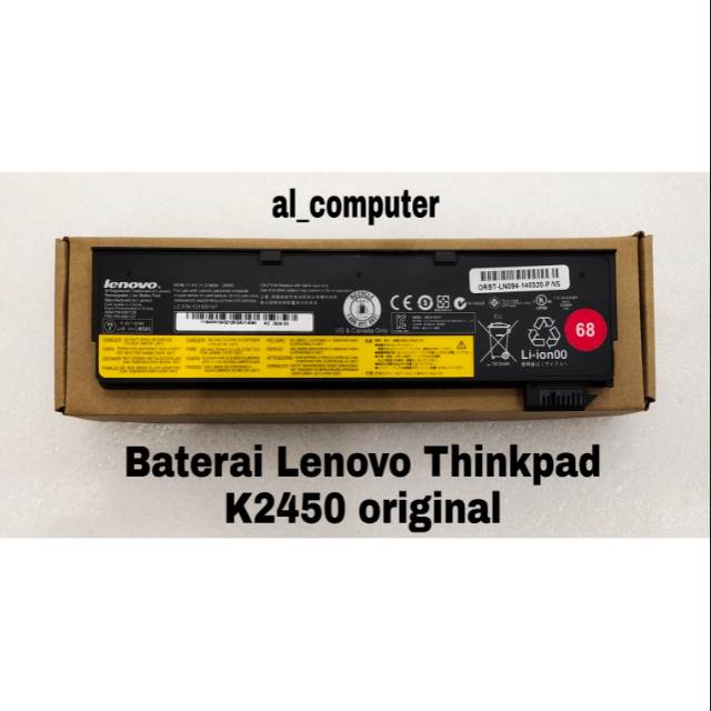 Baterai Lenovo Thinkpad K2450 original