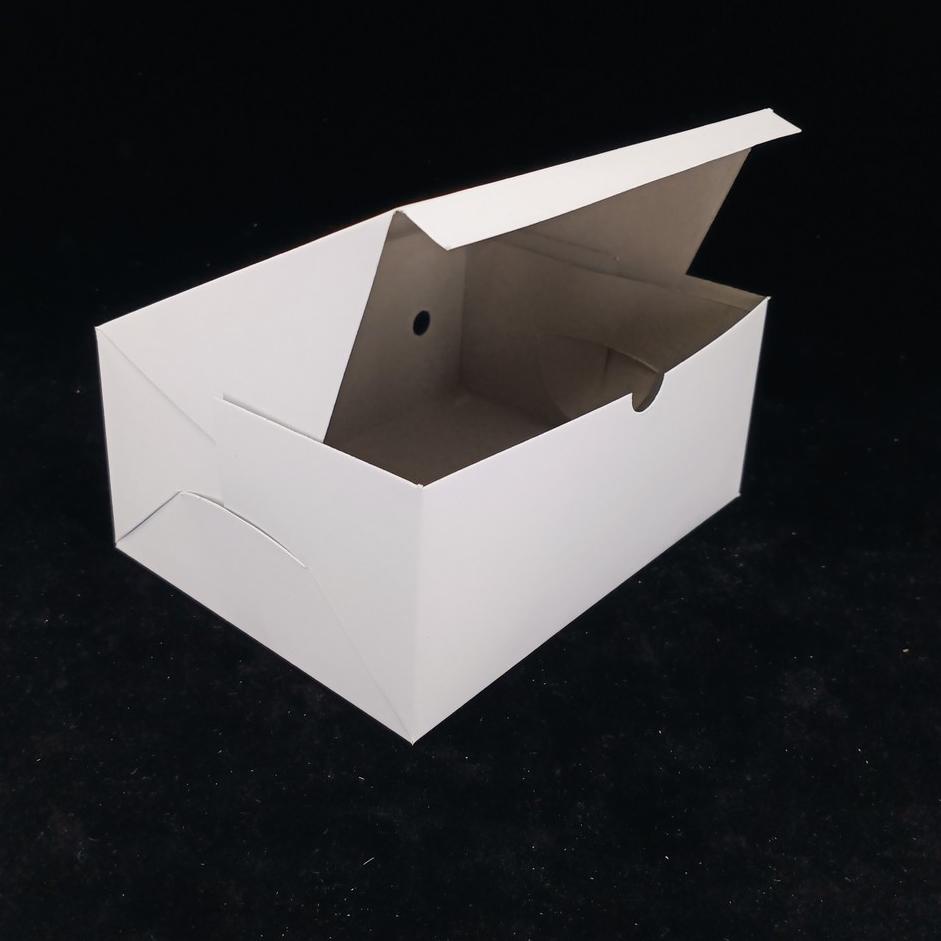 

Model Terpopuler KOTAK KUE - SNACK BOX - DUS KEMASAN MAKANAN - UK 12X16 - POLOS - ISI 100 PCS
