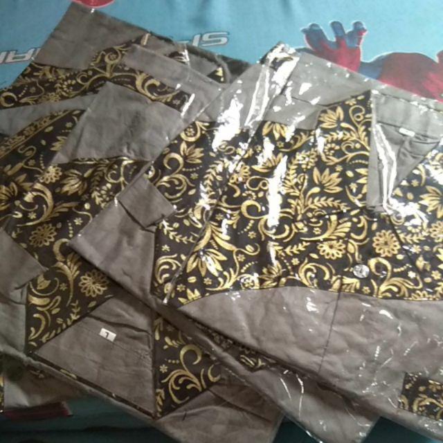 Atasan Batik Dolby Dolbi Dobby Doby Tenun Sutra Tulis Halus Katun Atbm Baron Sarimbit Atasan