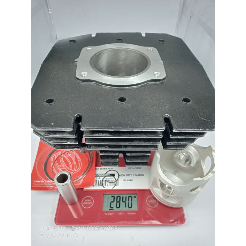 Cylinder Blok Seher Assy Komplit Piston Forged Forging Yamaha RX KING YP1 Qualitas Original