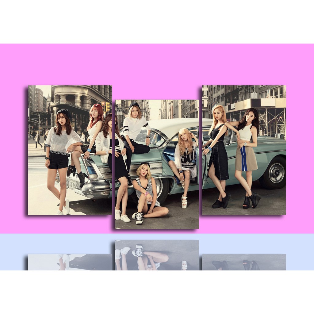 Hiasan Dinding Dekorasi Dinding Korea K-Pop SNSD All Member Pajangan Dinding Wall Decor pusatmode1234