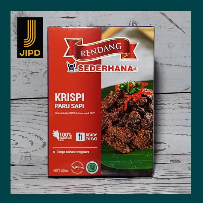 

[COD] Rendang Krispi Daging Paru Sederhana Halal 119 [COD]