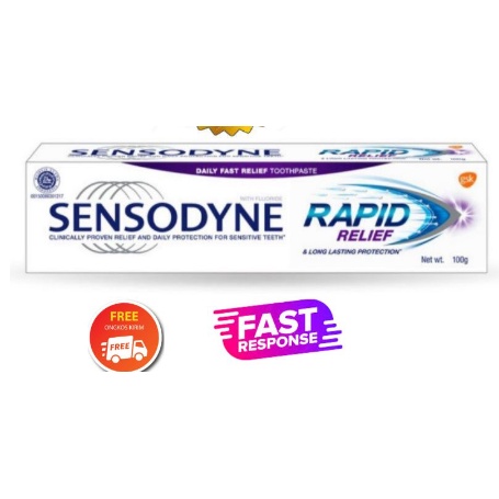 **Sensodyne Pasta Gigi Sensitif Rapid Relief 100g Ready