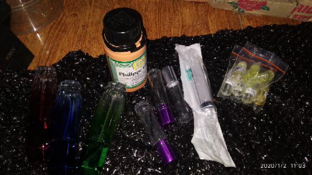 Botol Kaca Warna 30ml Tutup Lengkung