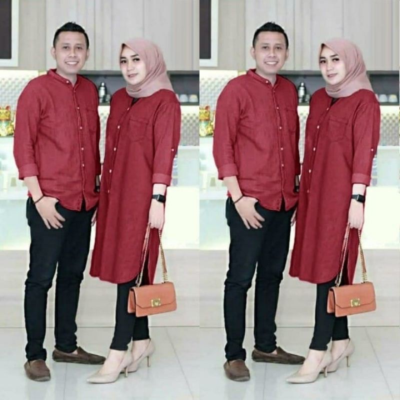 CP JEANO COUPLE PASANGAN, KATUN, GAMIS HIJAB MUSLIM, DRESS MAXY TUNIK, 3 UKURAN