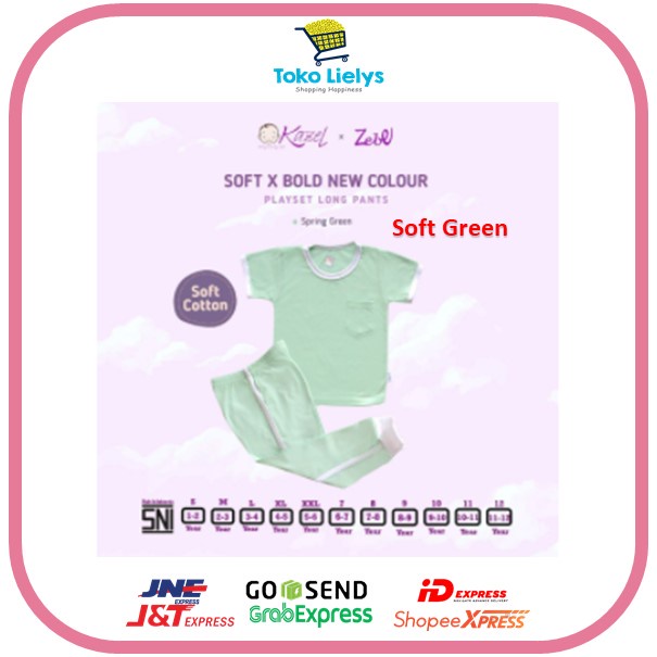 Kazel Playset Soft Bold New Colour Playset Long Pants Zebe Playset Longpants Unisex