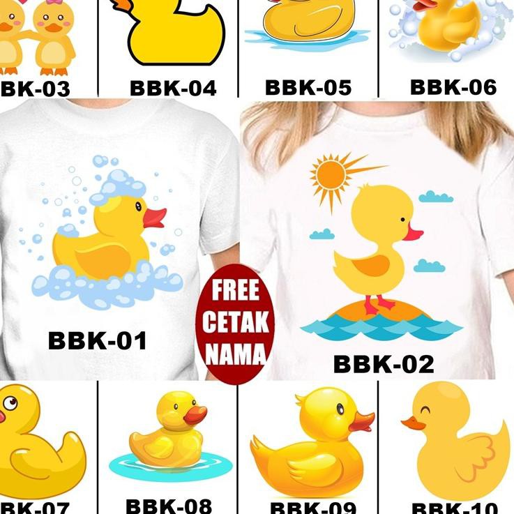 Free Nama Baju Kaos Couple Anak Dan Dewasa Bebek Banyak Motif Shopee Indonesia