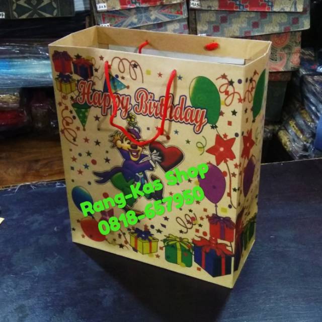 

Paper bag Ulang Tahun folio samson doff