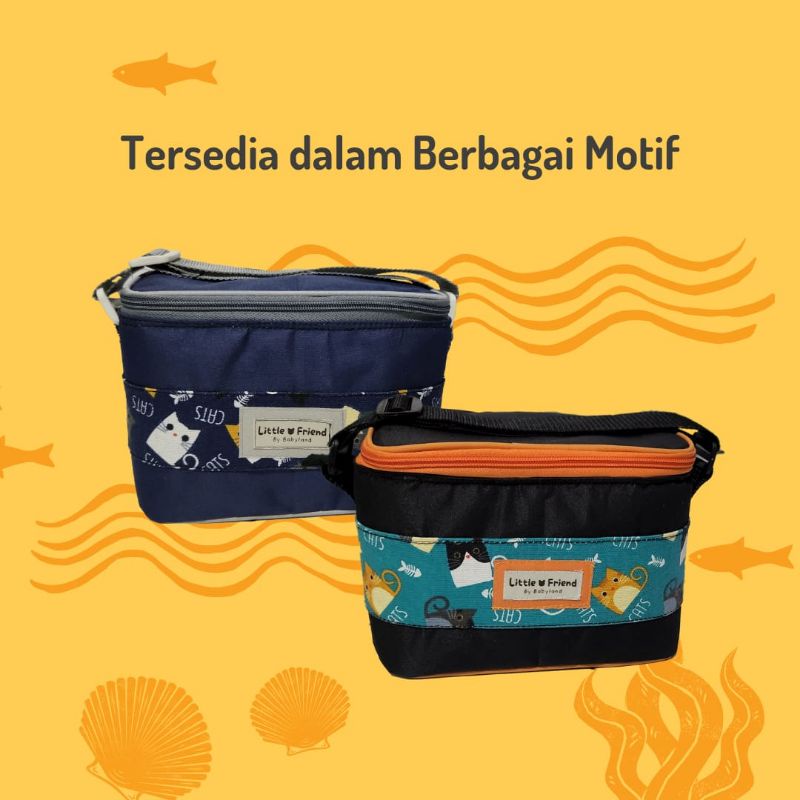 LITTLE FRIEND | Tas cooler bag and thermal bag tas bekal BONUS ICE GEL500ml