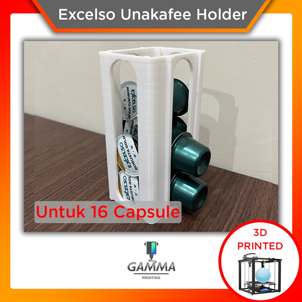 Excelso Unakaffe Capsule Holder 16 capsule / Cup Dispenser Coffee Stand