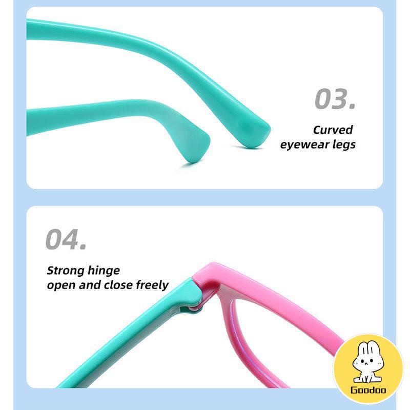 Kacamata Antiradiasi Sinar Blue Ray Anti Komputer TV Anak Wanita Pria  -Doo