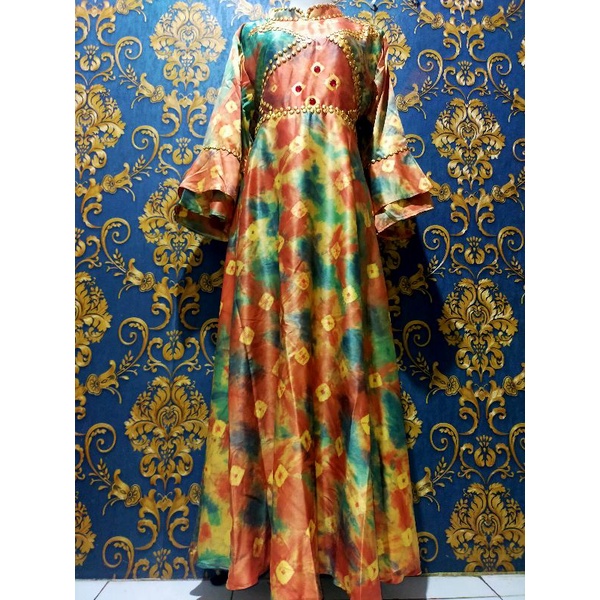 dress jumputan