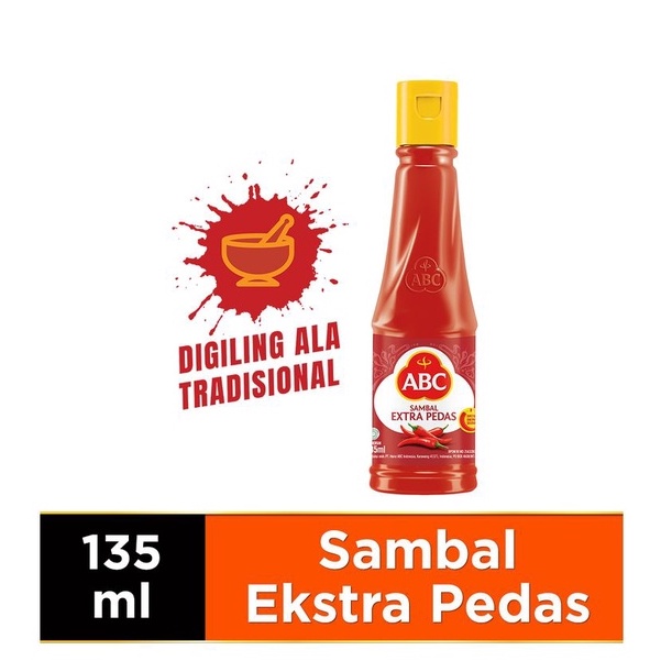 

Abc Sambal Extra Pedas Botol 135Ml