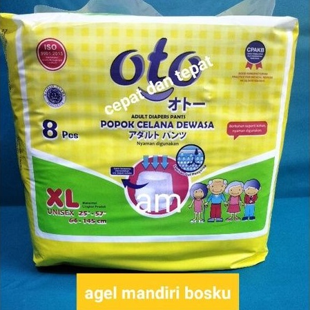 Popok Celana Size  XL Oto/Pampers Celana Dewasa XL