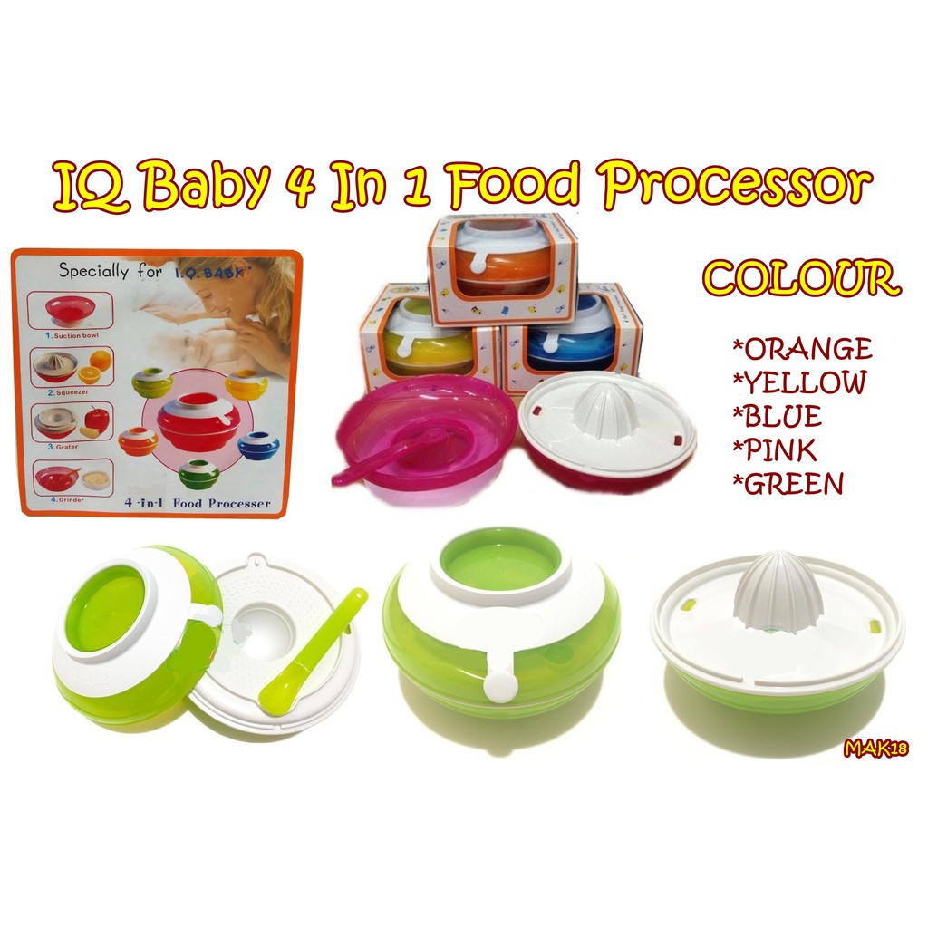 MAK18 IQ Baby 4 In 1 Food Processor
