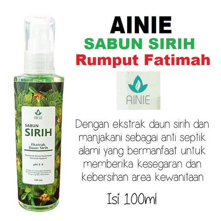 Ainie Sabun Sirih Pembersih Khusus Kewanitaan 100ml