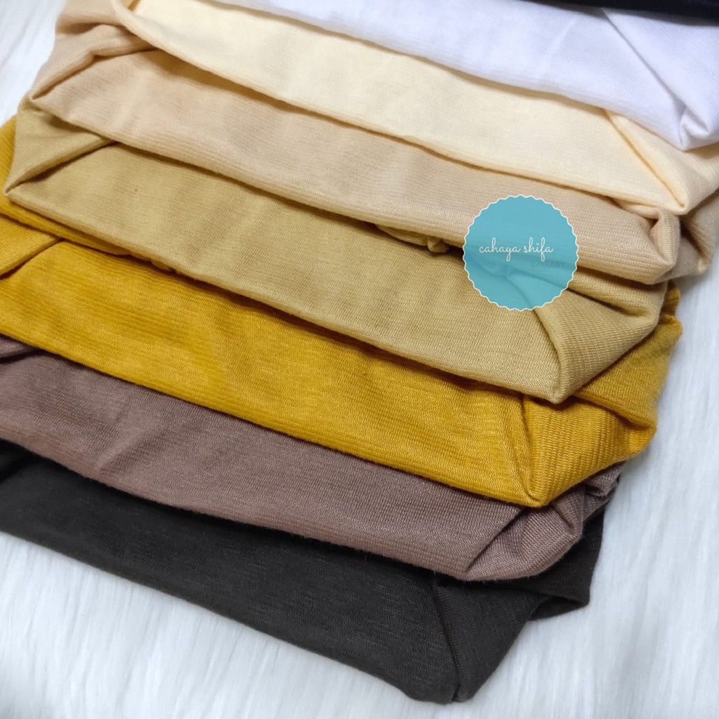 Ciput Bandana Kaos Basic Premium / Inner Bandana Anti Ribet &amp; Simple 2 in 1 Bando pita