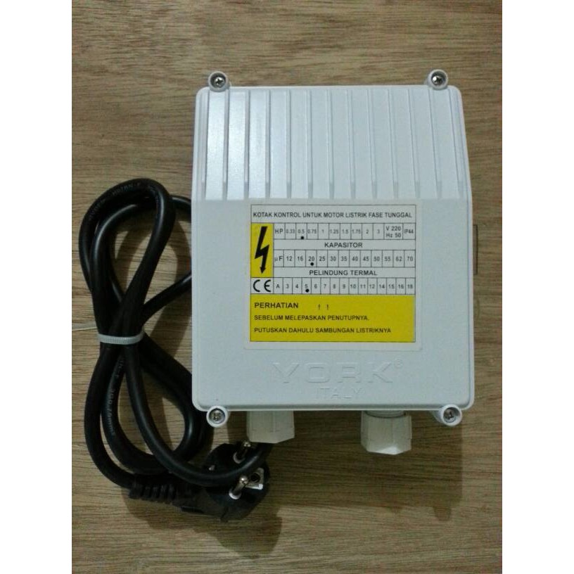 Control box submersible pump / pompa satelit 2 hp Merk YORK