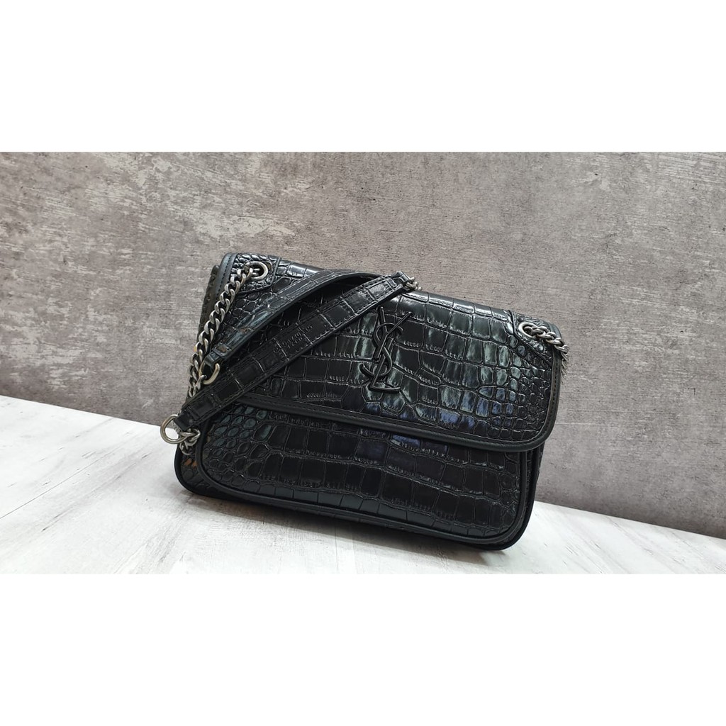 YSL Niki Croco 28 cm SS