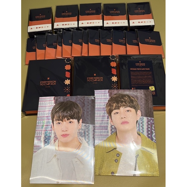 Readystock Photocard 3d photo v taehyung Mini pc set minipc Merch BTS PTD Permission To Dance Offici