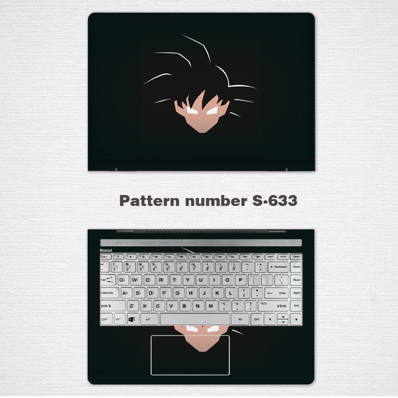 2 Pcs Stiker Pelindung Laptop Universal Motif Naga Bahan VINYL Ukuran 12 13 14 15.6 Inch Untuk Vivobook M3401Q K3400P U3700J