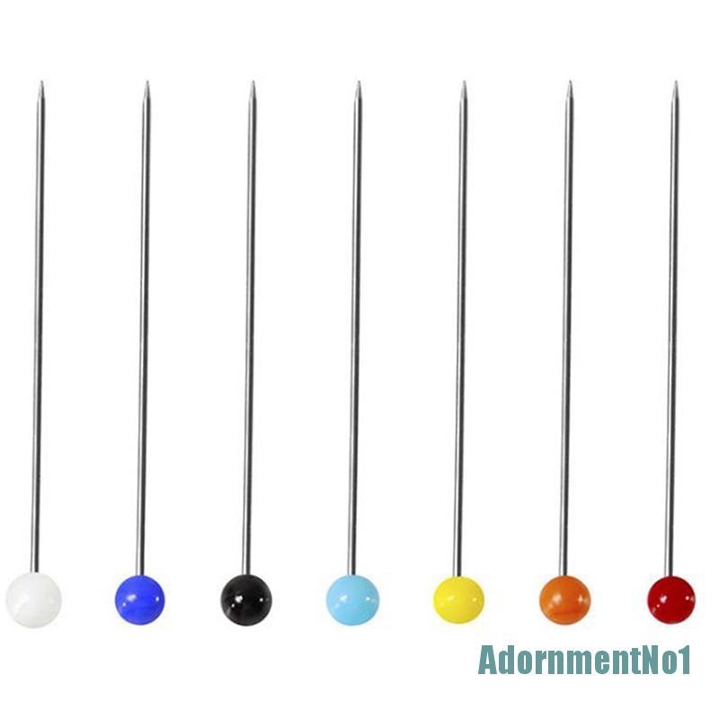 [AdornmentNo1]Sewing Pins 38mm Glass Ball Head Push Quilting Pins for Jewelry DIY Sewing Tool