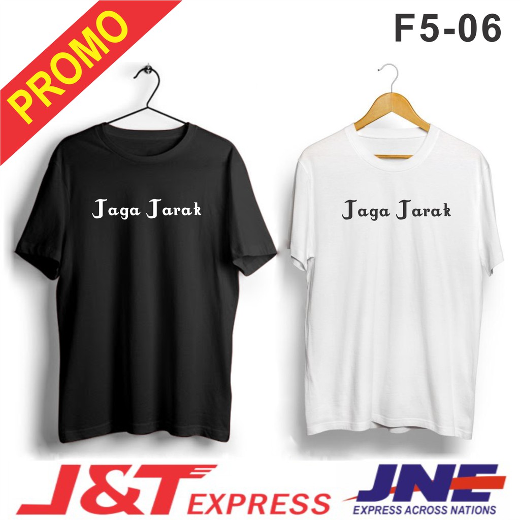 MURAH!!! KAOS JAGA JARAK F5-06 COMBED 30S