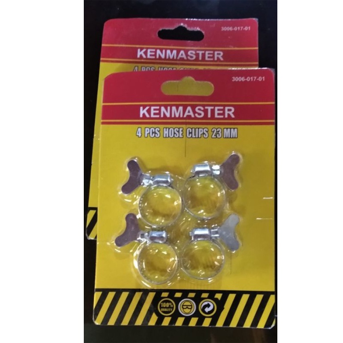 Klem Selang 4 pcs Original Kenmaster Hose Clamp Set Selang Taman Selang Gas