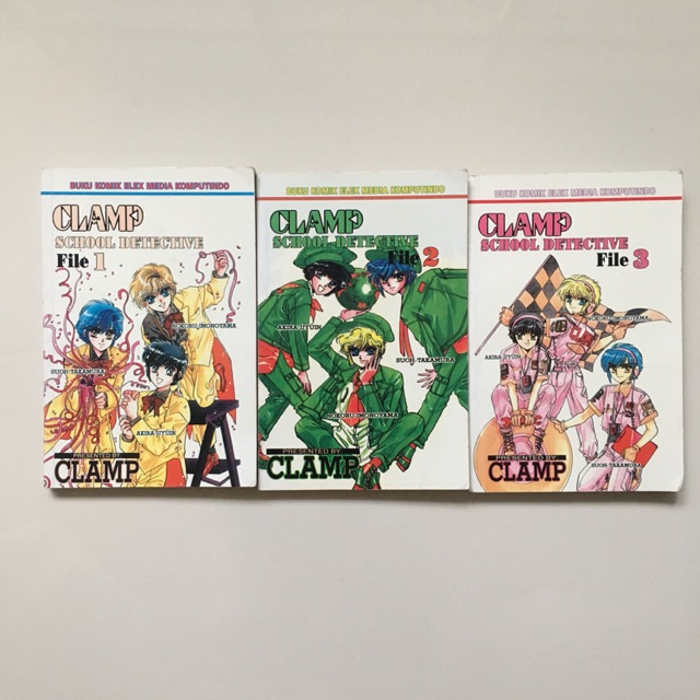 Komik clamp school detective 1-3T clamp