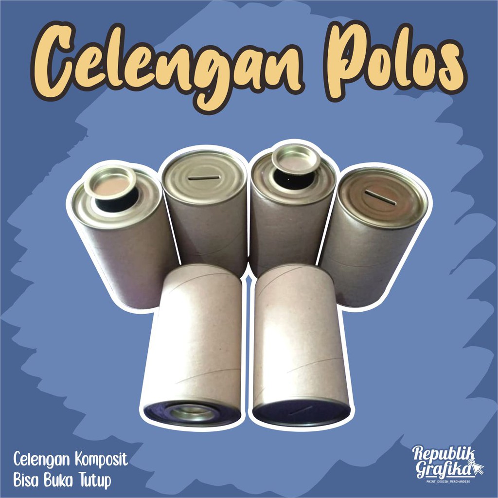 Celengan Polos - Untuk Souvenir - Bisa dibuka/Tutup