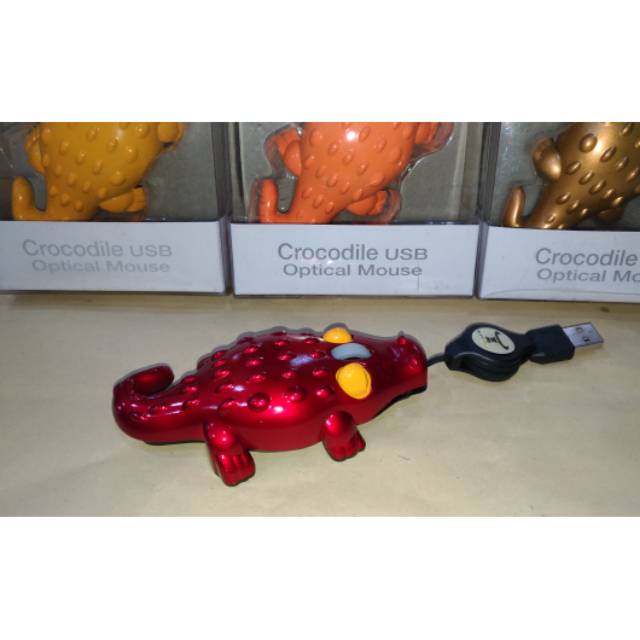 Mouse Kabel Crocodile / Buaya USB