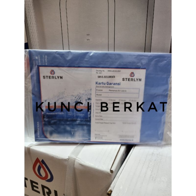 Water Heater Sterlyn 15 Liter/Pemanas Air/Kran Mixer + Hand Shower