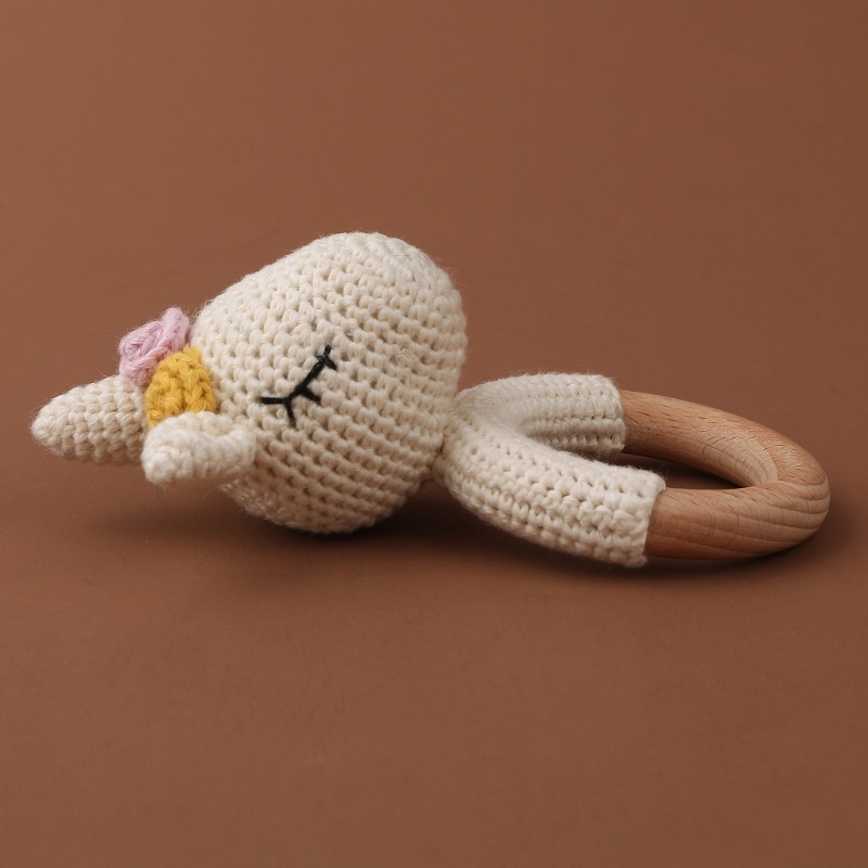 Mary Mainan Teether Bayi Newborn Model Hewan Crochet DIY