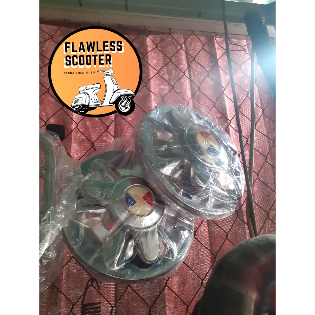 Dop wheeldop wheel wildop Ring 8 R8 blimbing chrome vespa super vbb ps 5 murah termurah