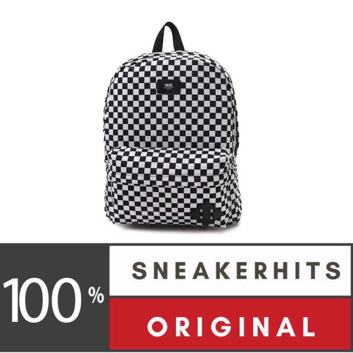TAS PUNGGUNG VANS CHECKERBOARD BACKPACK VANS AUTHENTIC ORIGINAL 100%