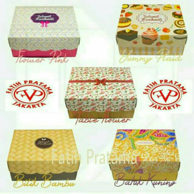 

Dus snack 12 x 12 motif cantik & unik