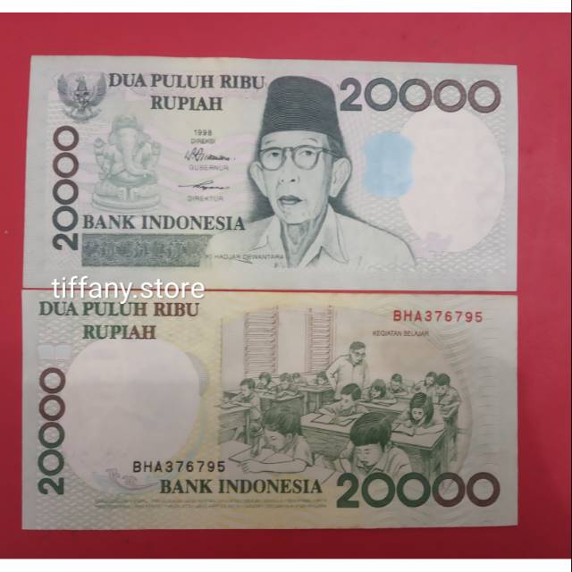 UANG KUNO RP 20000 KI HAJAR DEWANTARA TAHUN 1998