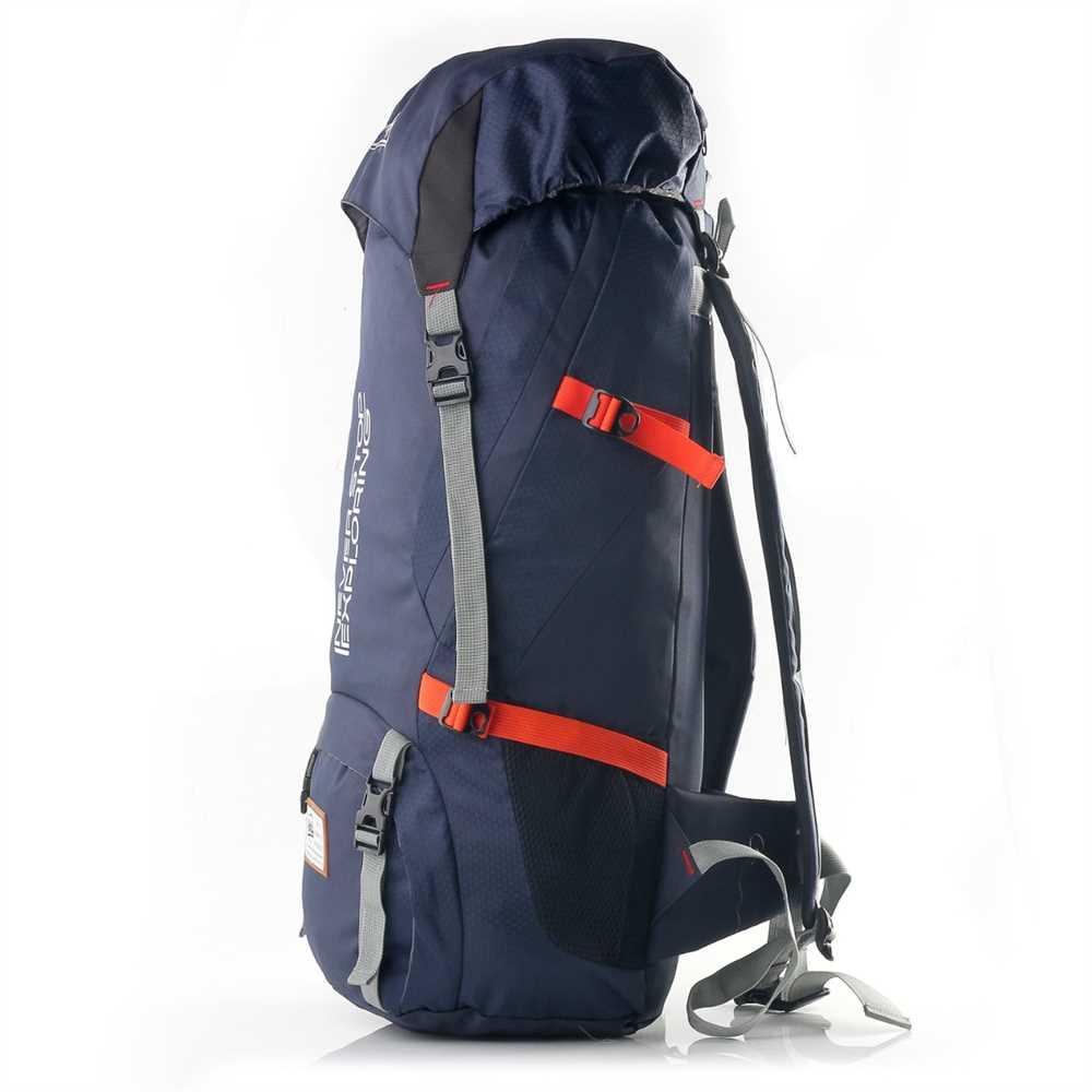 Justrue Tas Gunung Carrier 60 Liter Ransel Keril 60L Navy 109