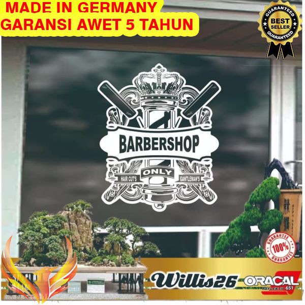 

TERMURAH CUTTING STIKER BARBERSHOP STICKER VDAWILL Phoenix Star