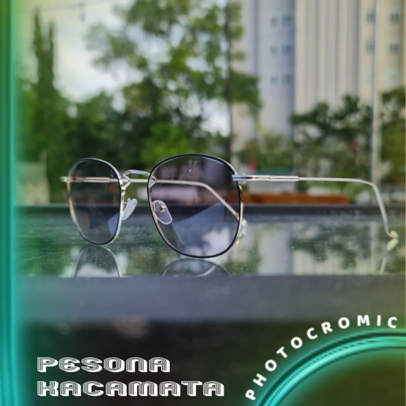 kacamata photocromic free box lap dan cairan pembersih