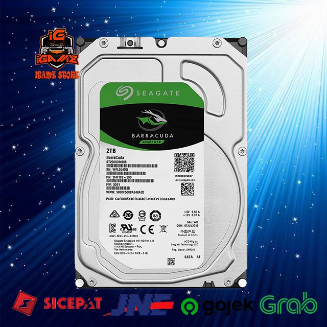 Harddisk Internal Seagate 2TB 7200 Rpm(ST2000DM008) MANTULLL