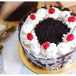 

Kue Ulang Tahun Ultah - Black Forest Topping Cery - Free Kartu Ucapan