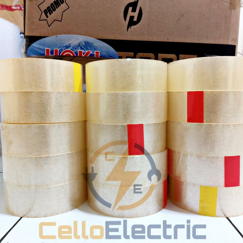 

Lakban Bening Jumbo 45mm x 200 Yard Hoki Tape
