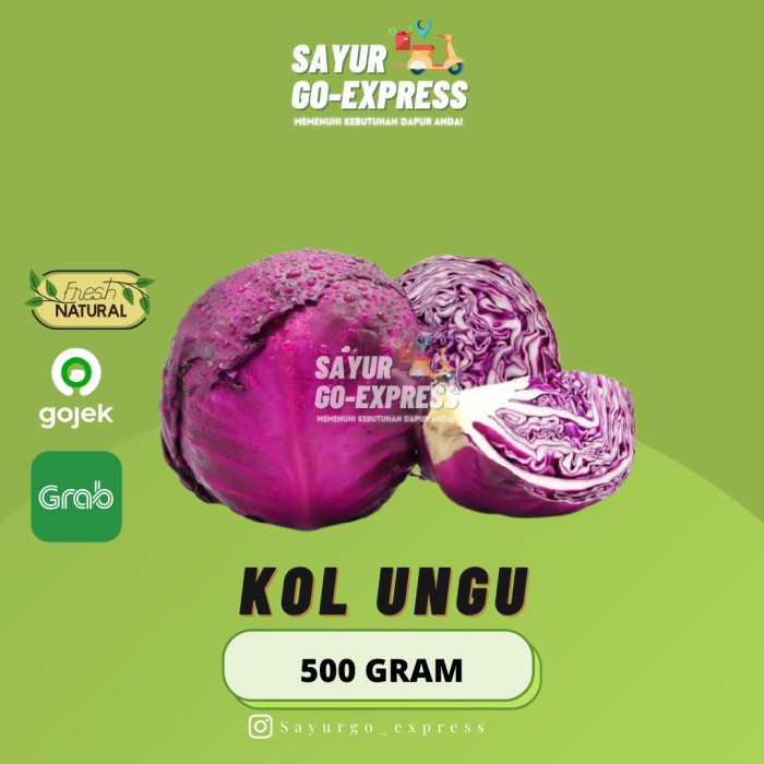 

Kol / Kubis Ungu Segar 500gr