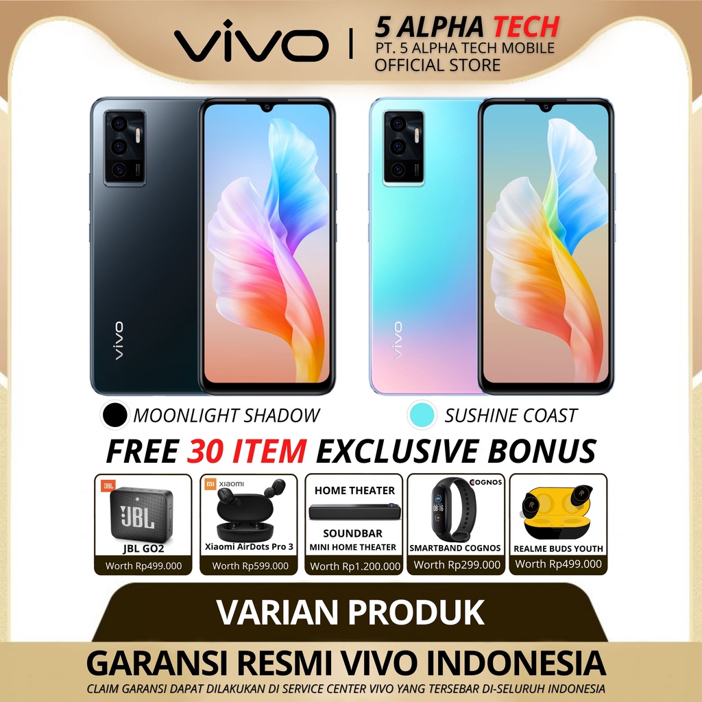 VIVO V23E V23 E 12/128GB ( 8GB RAM + 4GB EXTENDED RAM) GARANSI RESMI