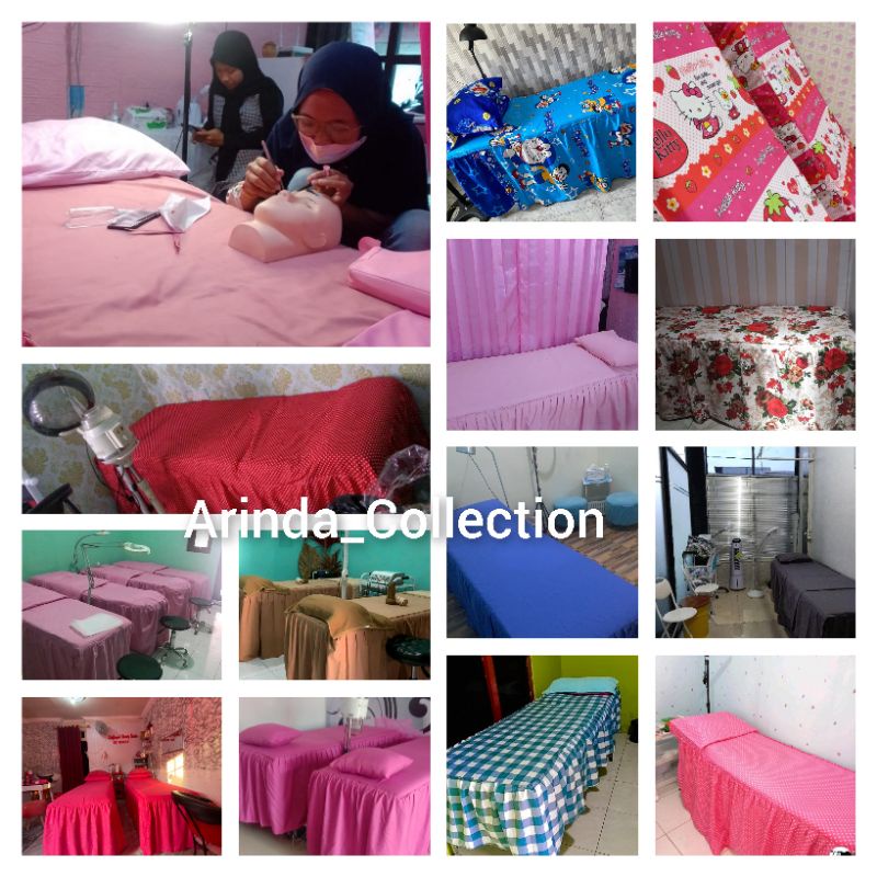 Sprei Salon | Sprei Klinik | Sprei Bed facial | Eyelashbed (BONUS SARUNG BANTAL)