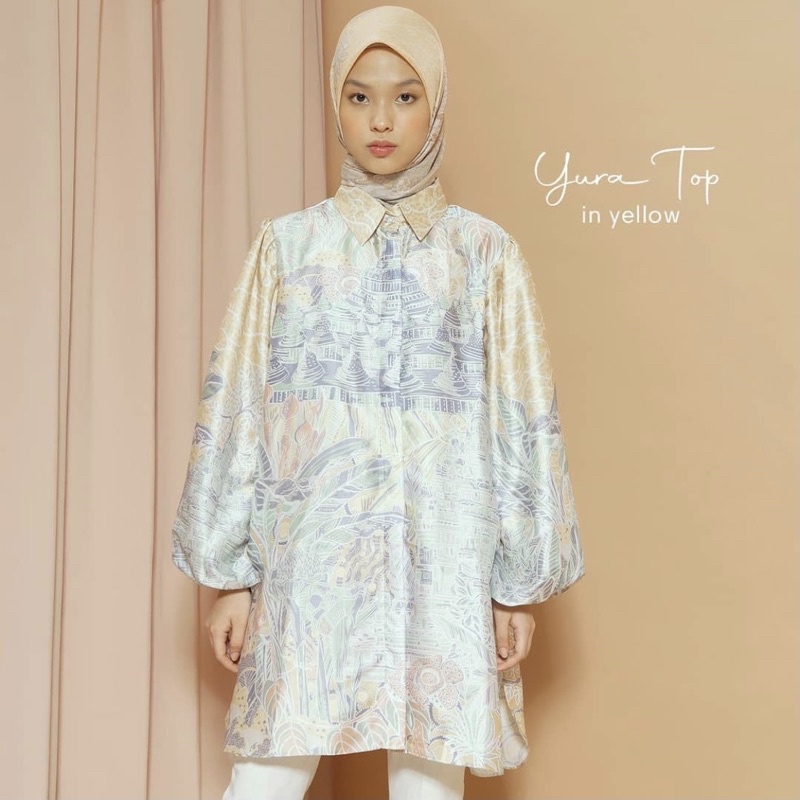 Yura Top Yellow Buttonscarves x Vone Official