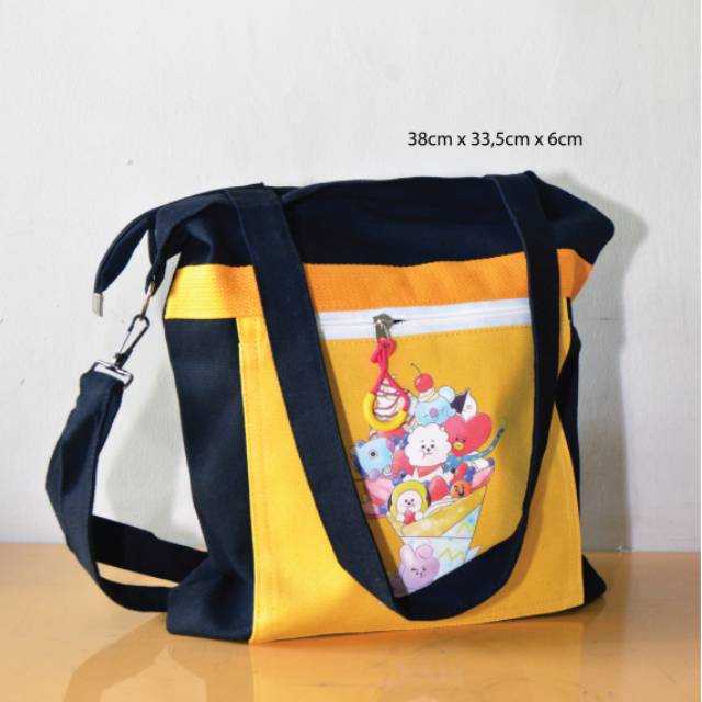 Tas tote bag selempang bt21