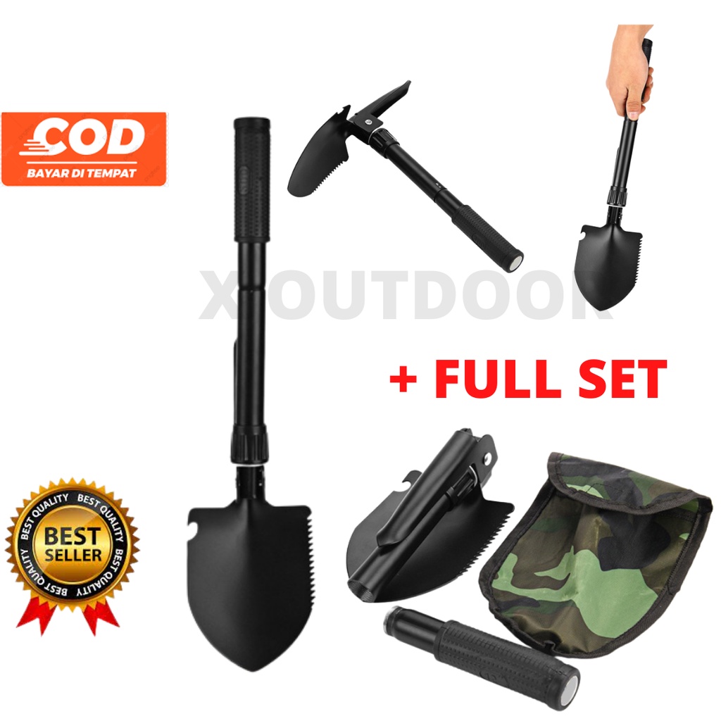 Sekop Militer Portable Pacul Cangkul - Cangkul Kecil Pacul Lipat, Multifungsi, Mini, Kecil